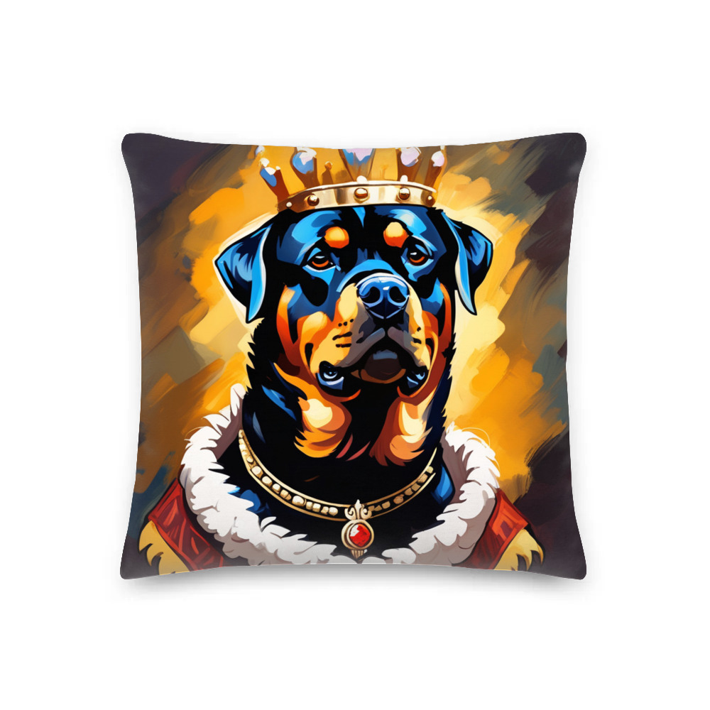 PugMug Custom Rottweiler Premium Pillow