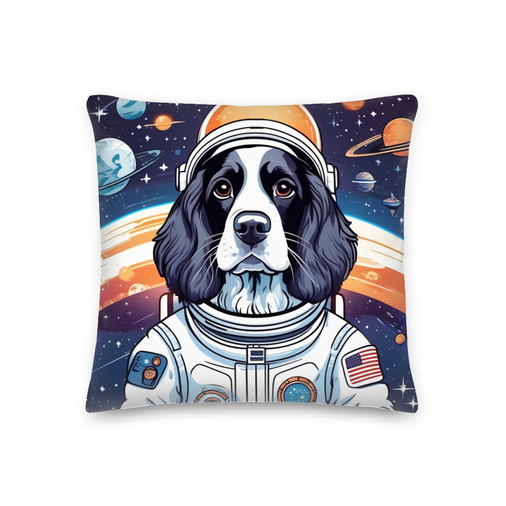 PugMug Custom English Cocker Spaniel Premium Pillow