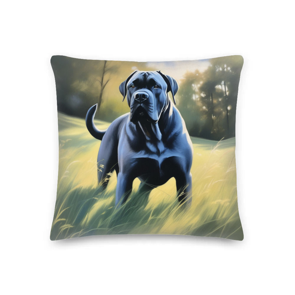 PugMug Custom Cane Corso Premium Pillow