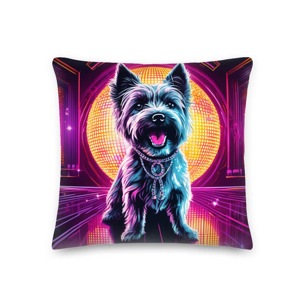 PugMug Custom Cairn Terrier Premium Pillow