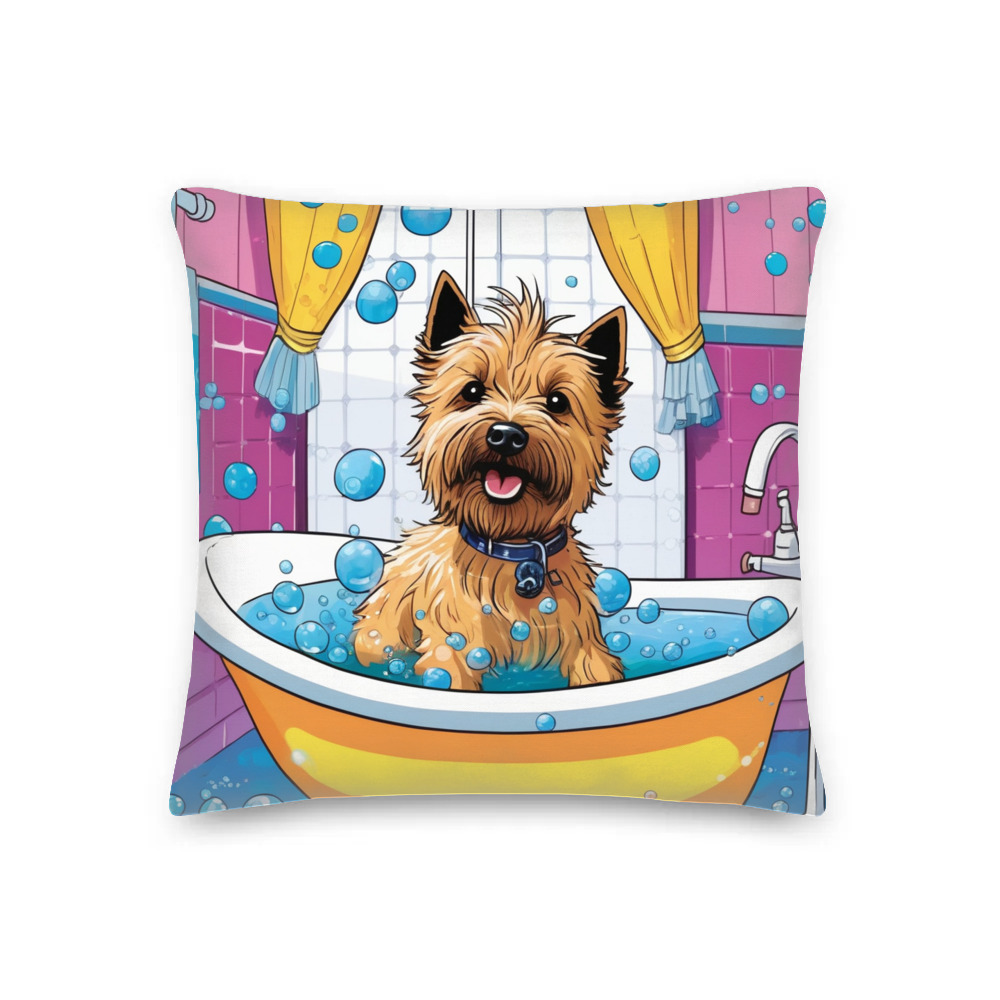 PugMug Custom Cairn Terrier Premium Pillow