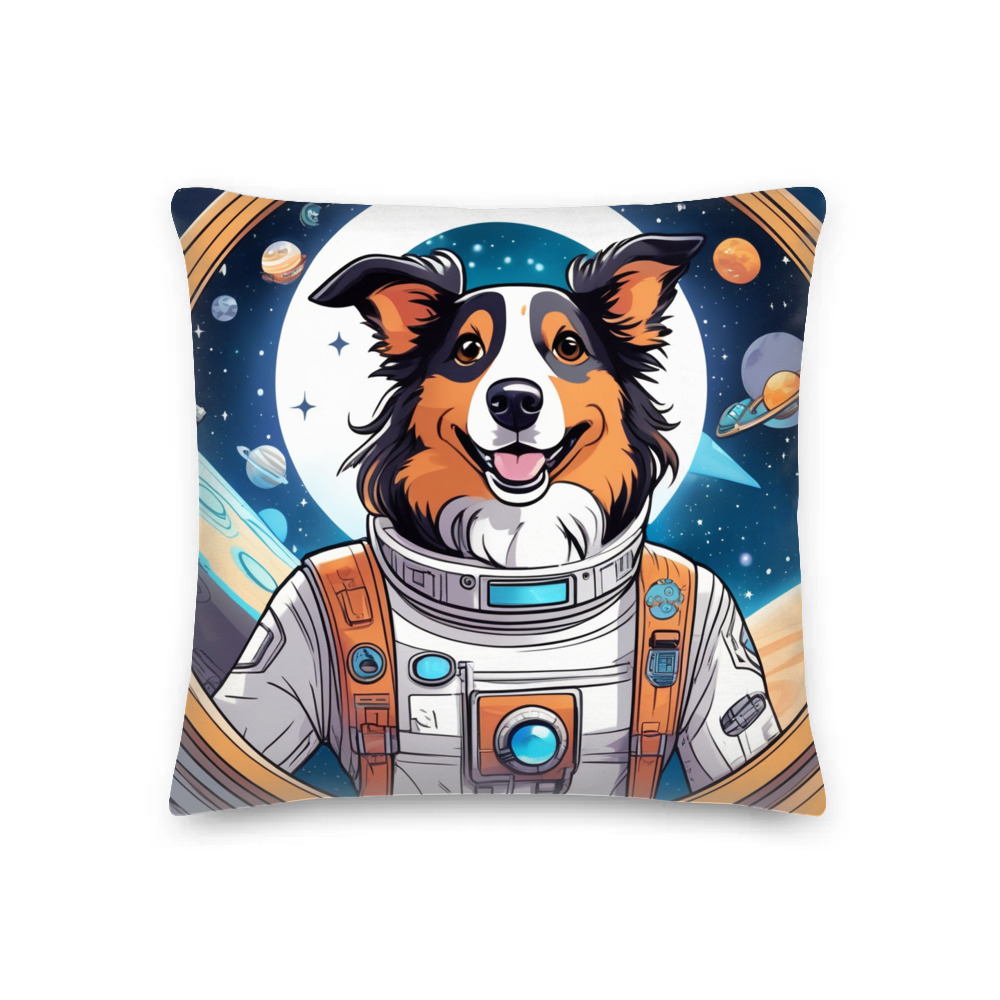 PugMug Custom Collie Premium Pillow