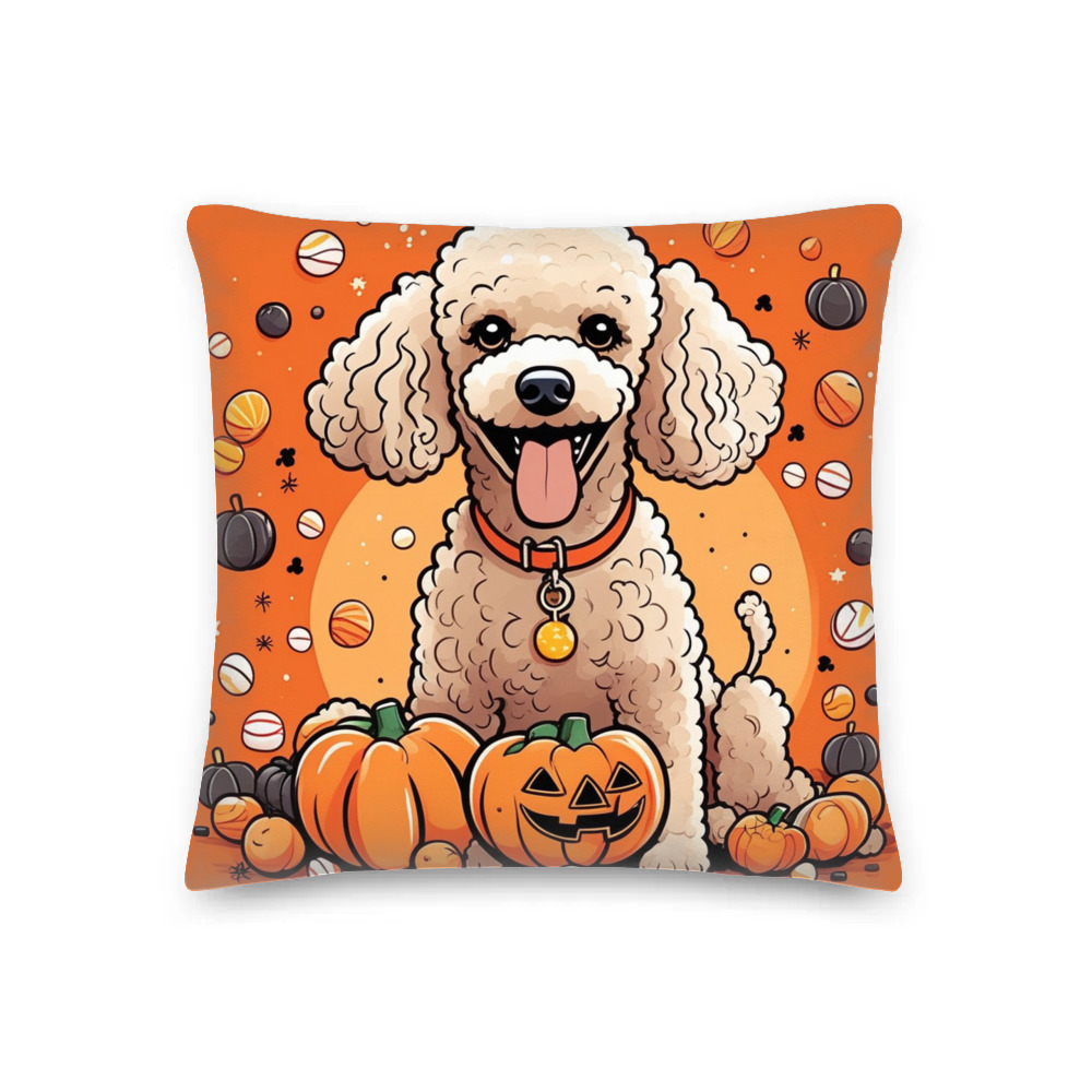 PugMug Custom Tan Poodle Premium Pillow