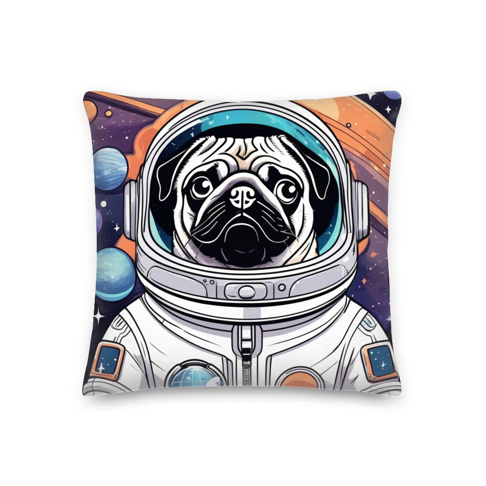 PugMug Custom Pug Premium Pillow