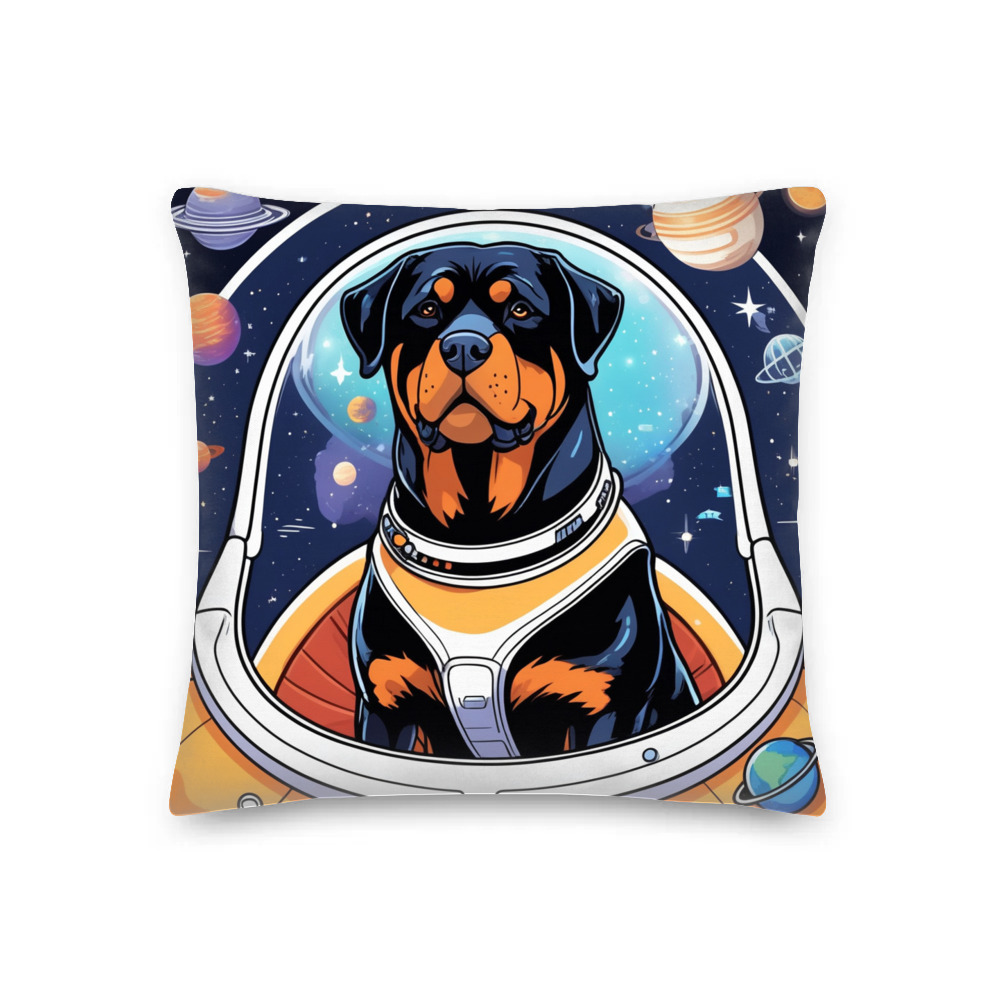 PugMug Custom Rottweiler Premium Pillow