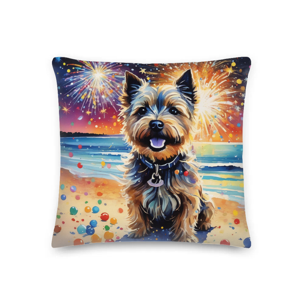 PugMug Custom Cairn Terrier Premium Pillow