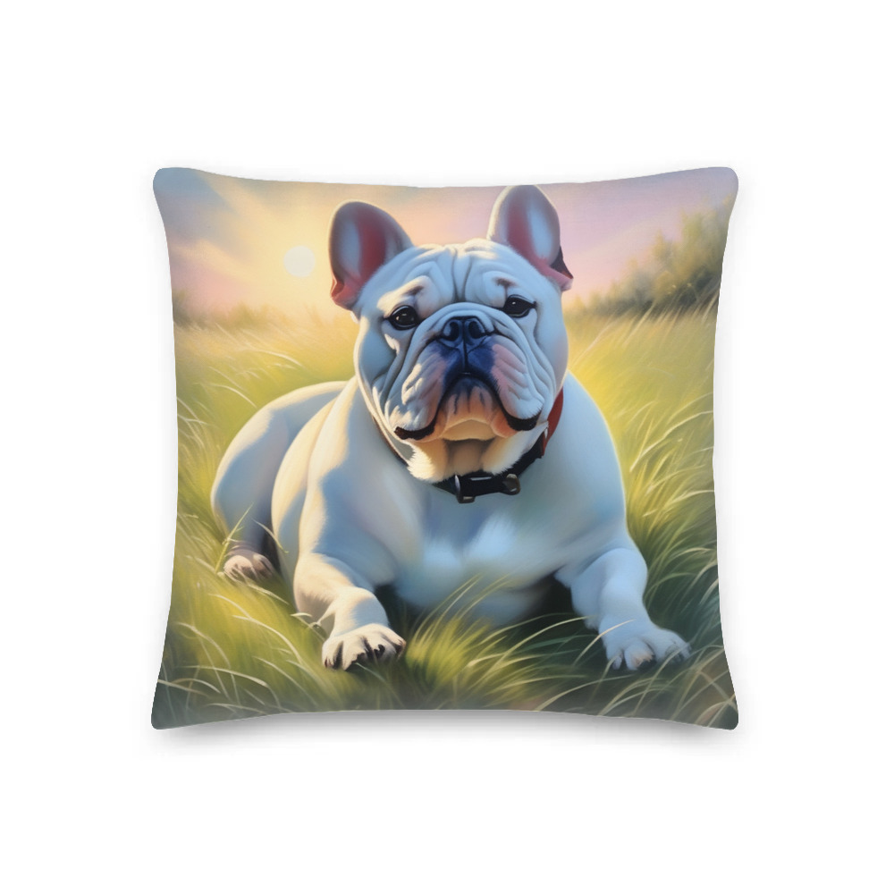 PugMug Custom Bulldog Premium Pillow