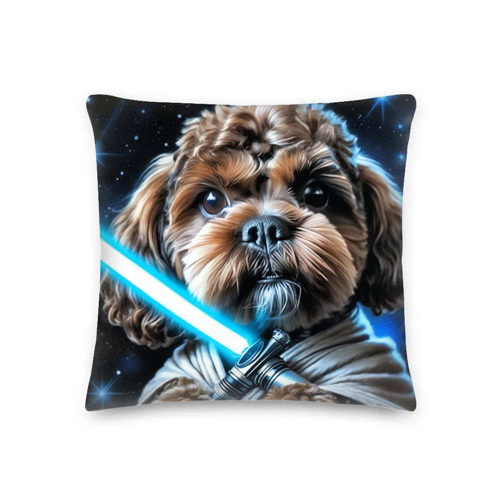 PugMug Custom Lily Premium Pillow