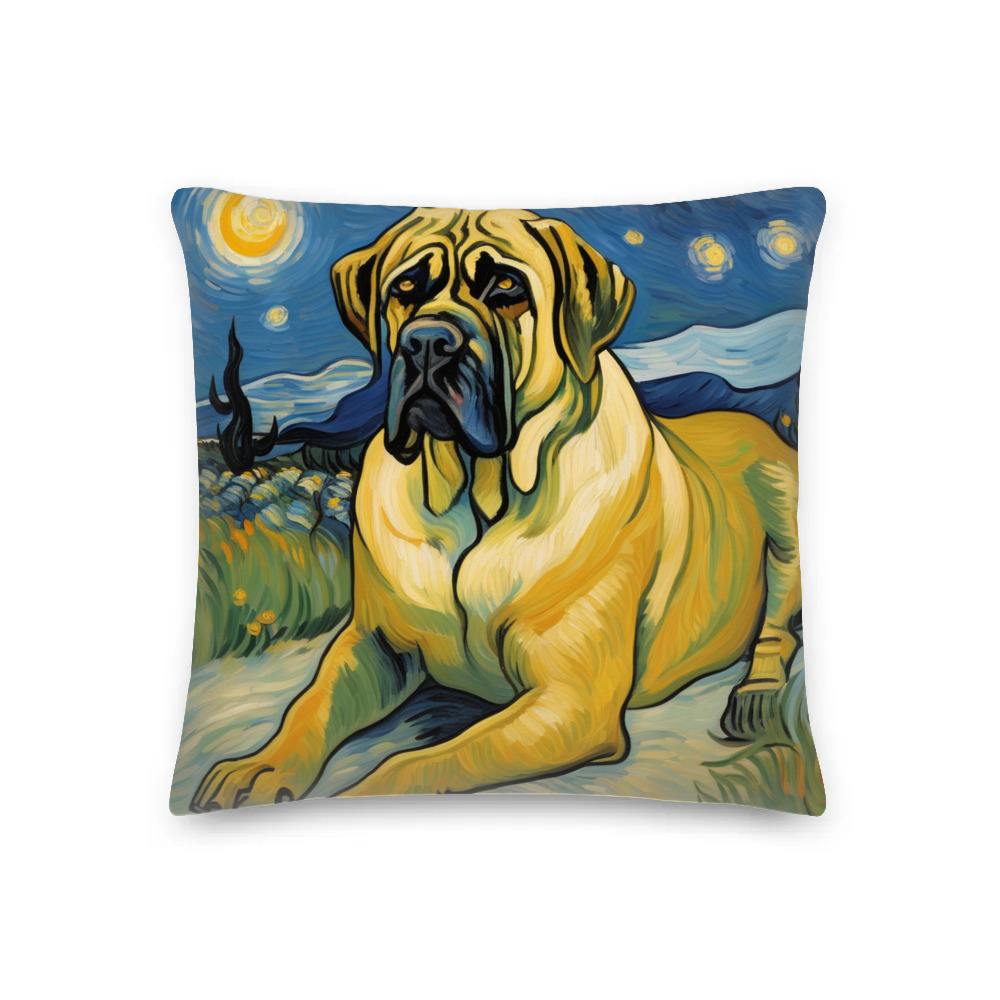 PugMug Custom Mastiff Premium Pillow