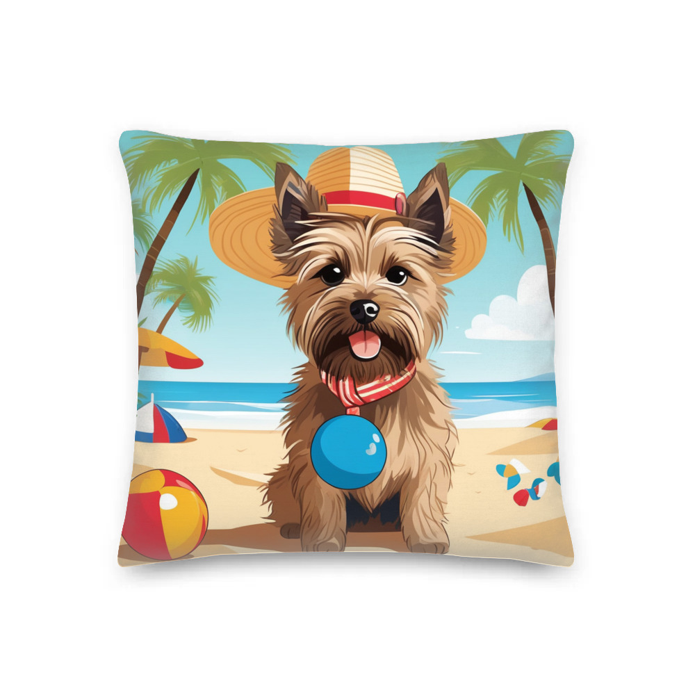 PugMug Custom Cairn Terrier Premium Pillow