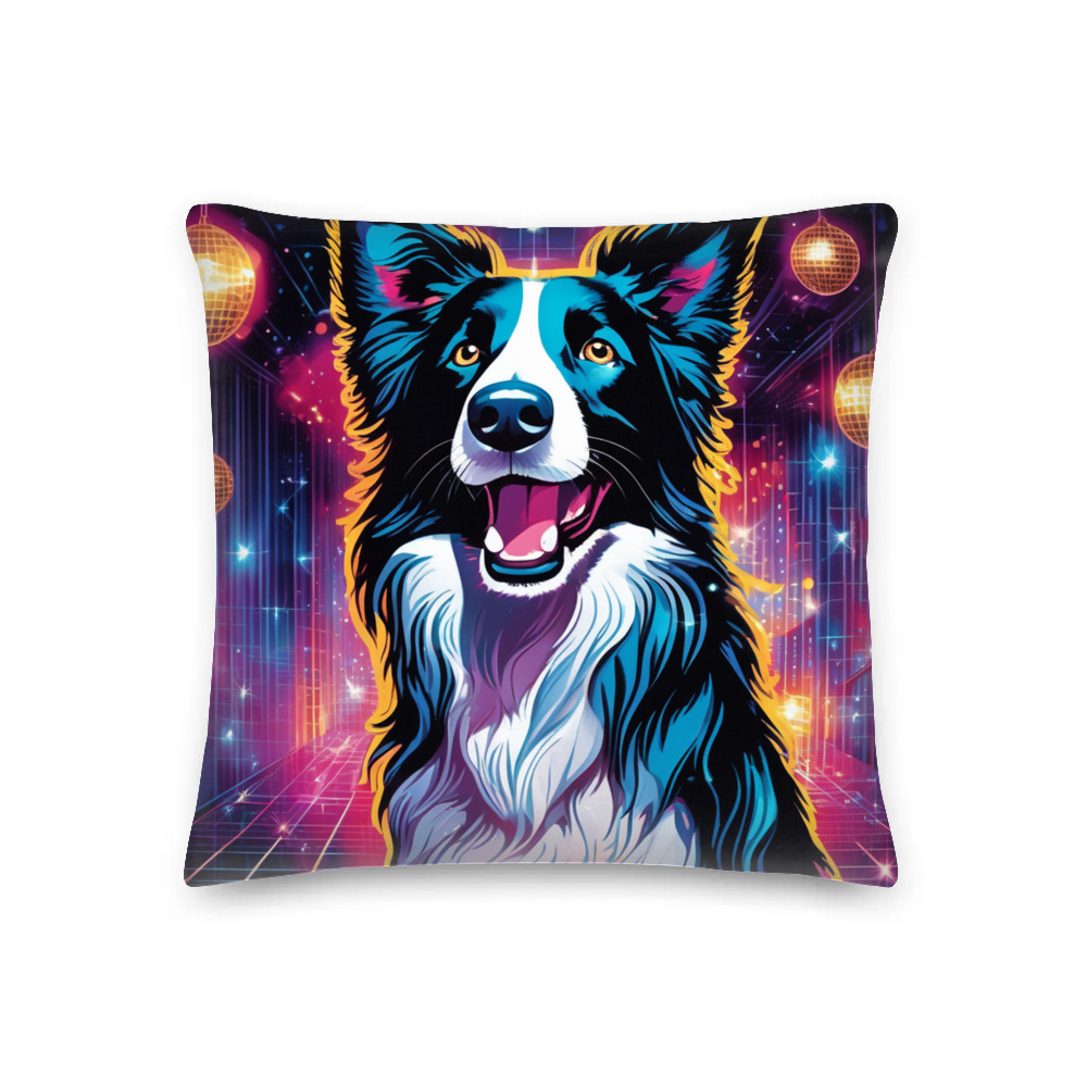 PugMug Custom Border Collie Premium Pillow