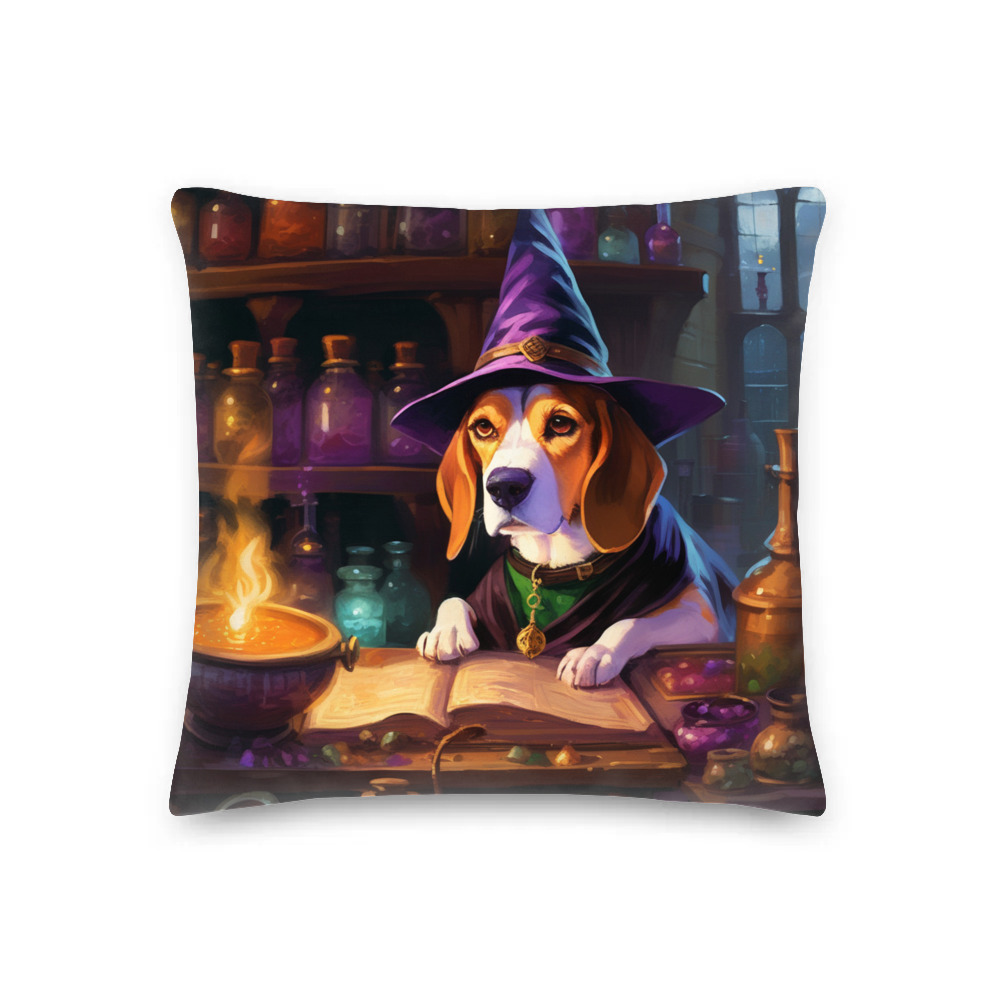 PugMug Custom Beagle Premium Pillow
