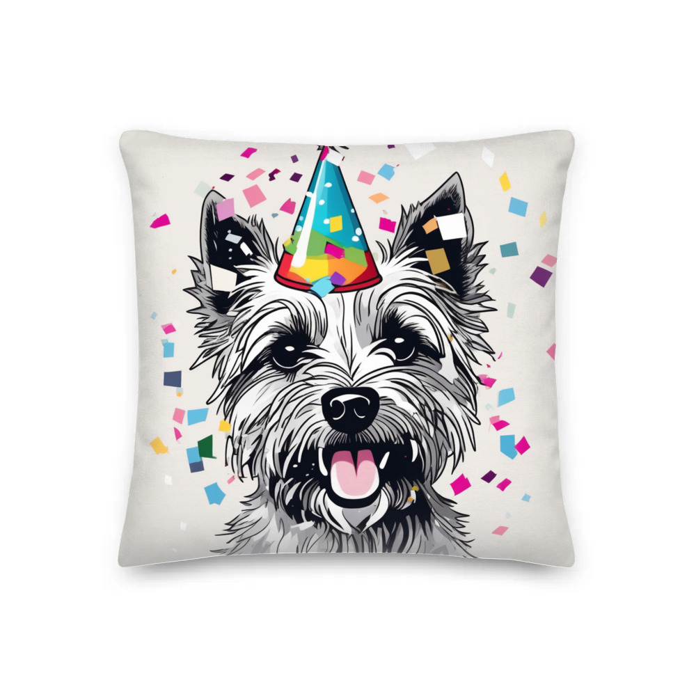 PugMug Custom Cairn Terrier Premium Pillow