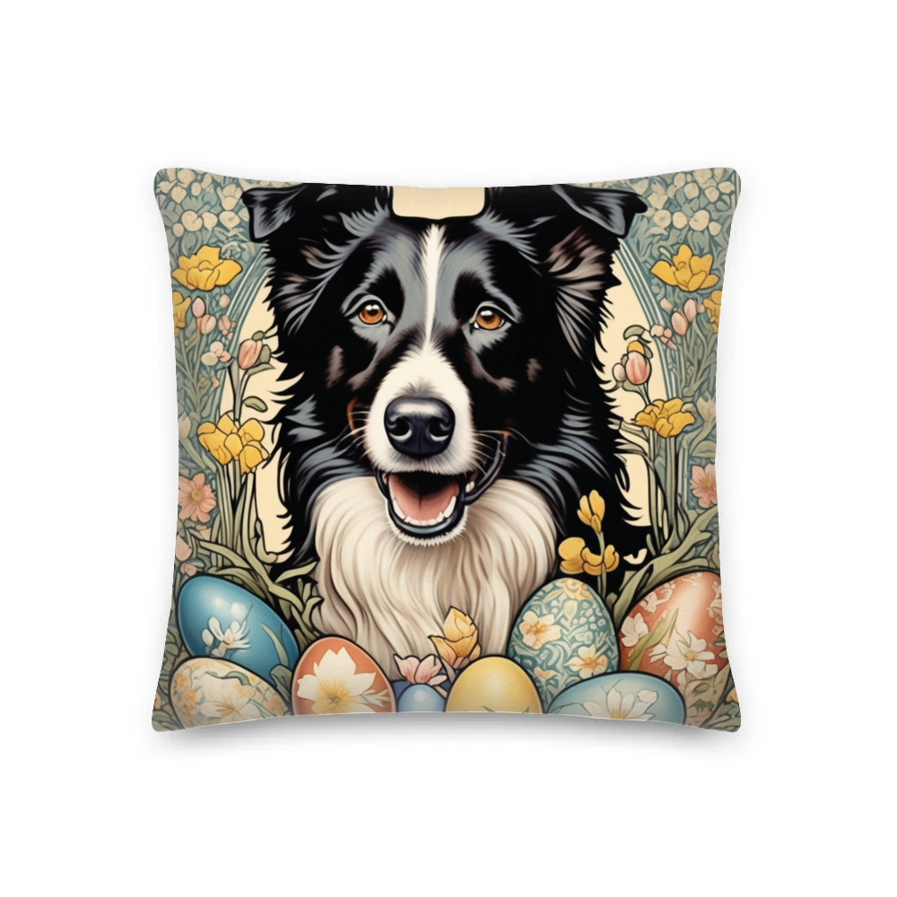 PugMug Custom Border Collie Premium Pillow