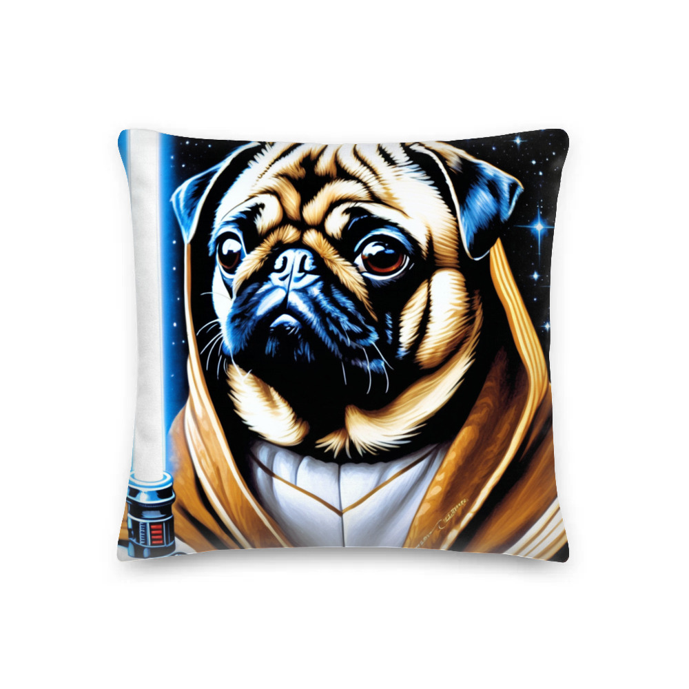 PugMug Custom Pug Premium Pillow