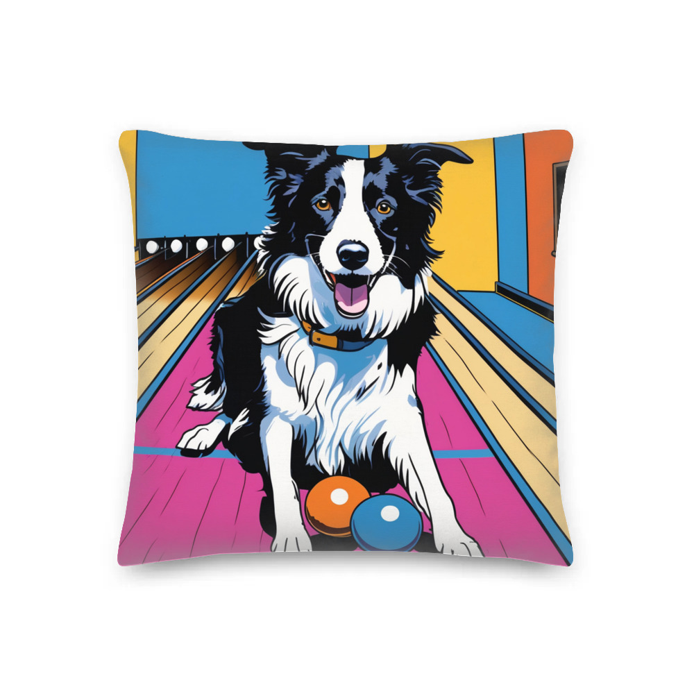PugMug Custom Border Collie Premium Pillow