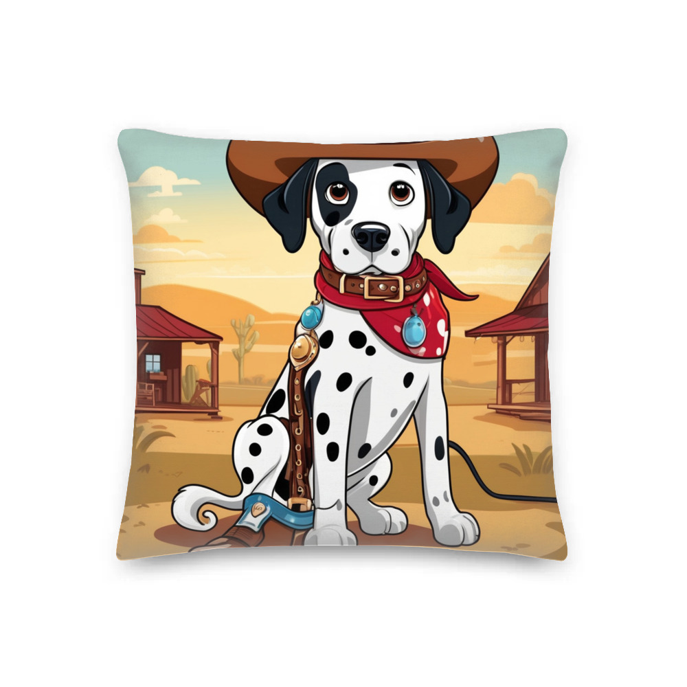 PugMug Custom Dalmatian Premium Pillow