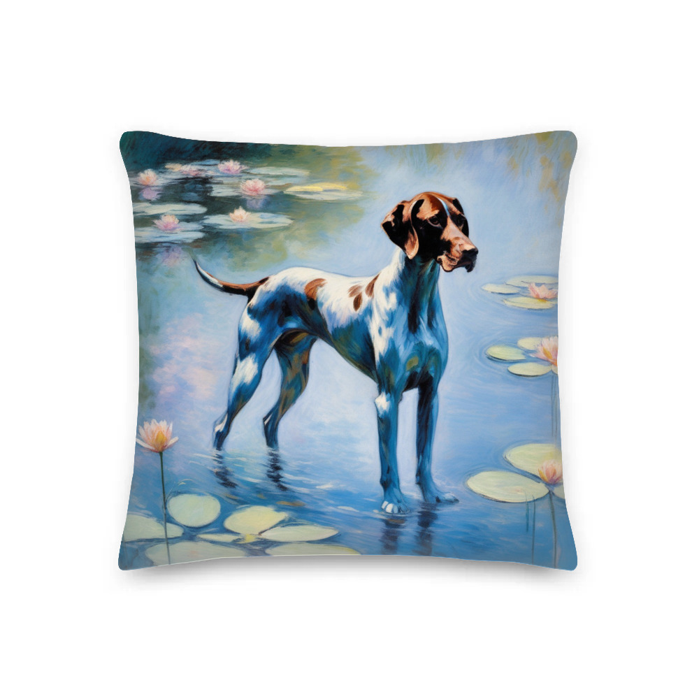 PugMug Custom Pointer Dog Premium Pillow