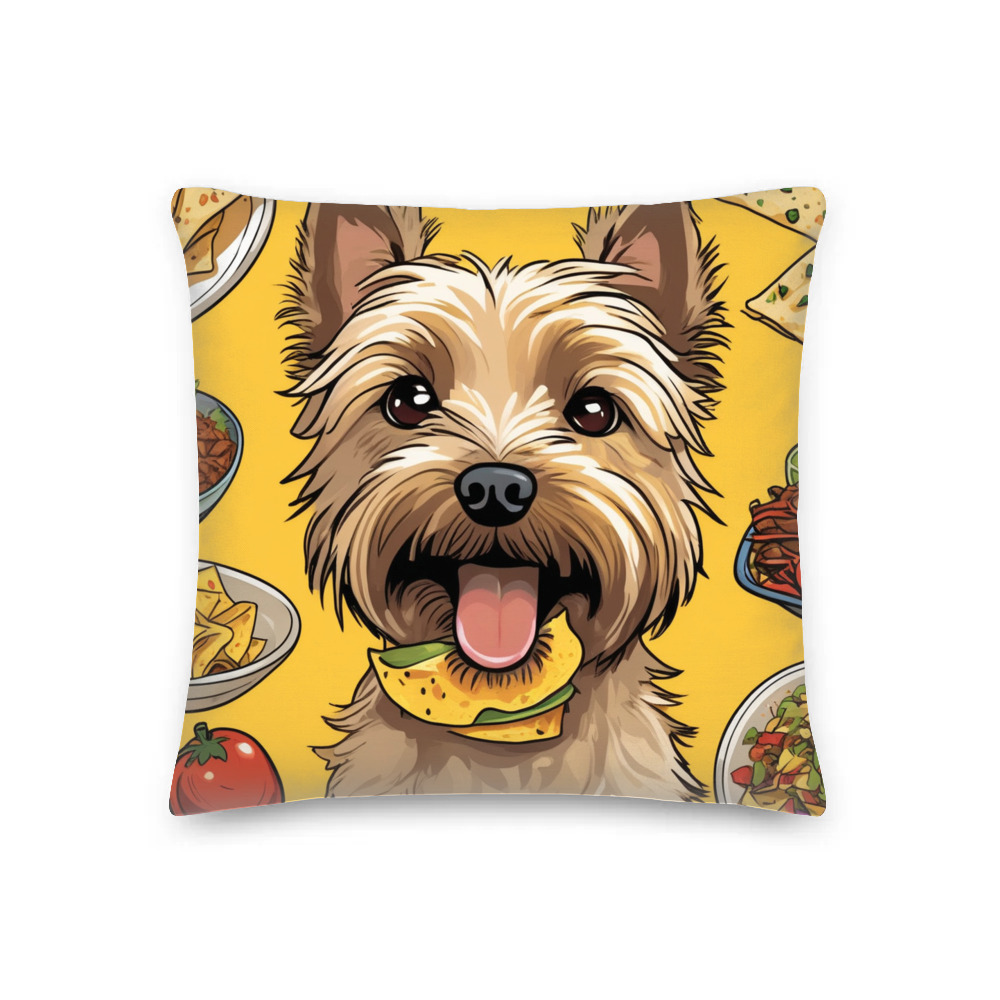 PugMug Custom Cairn Terrier Premium Pillow