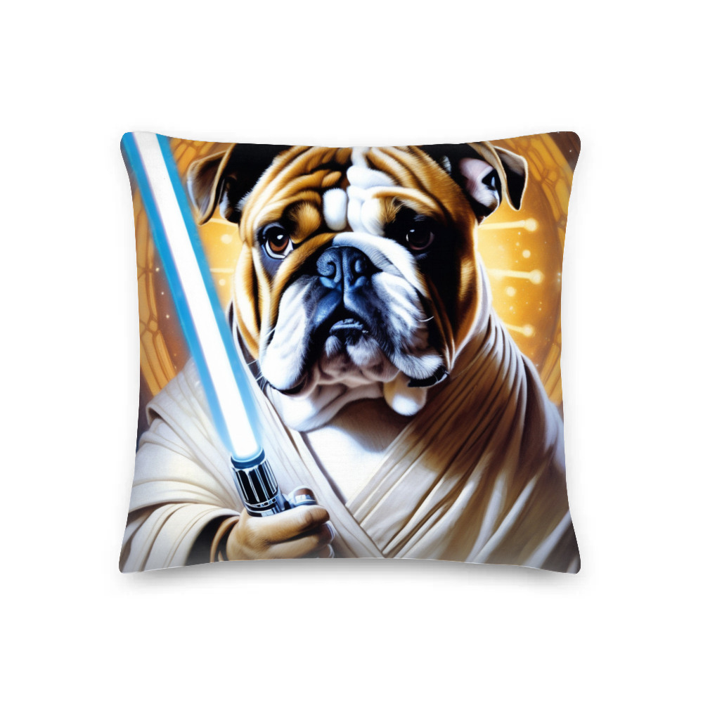 PugMug Custom Bulldog Premium Pillow