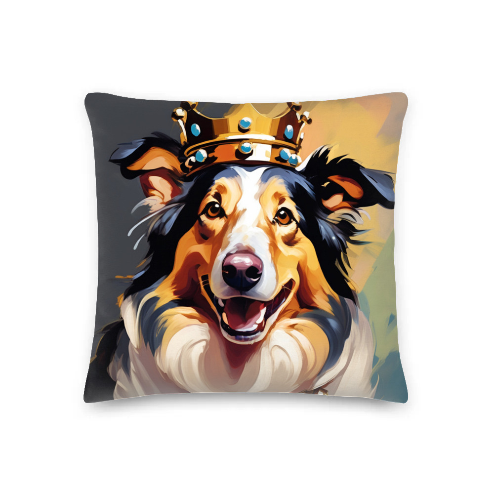 PugMug Custom Collie Premium Pillow