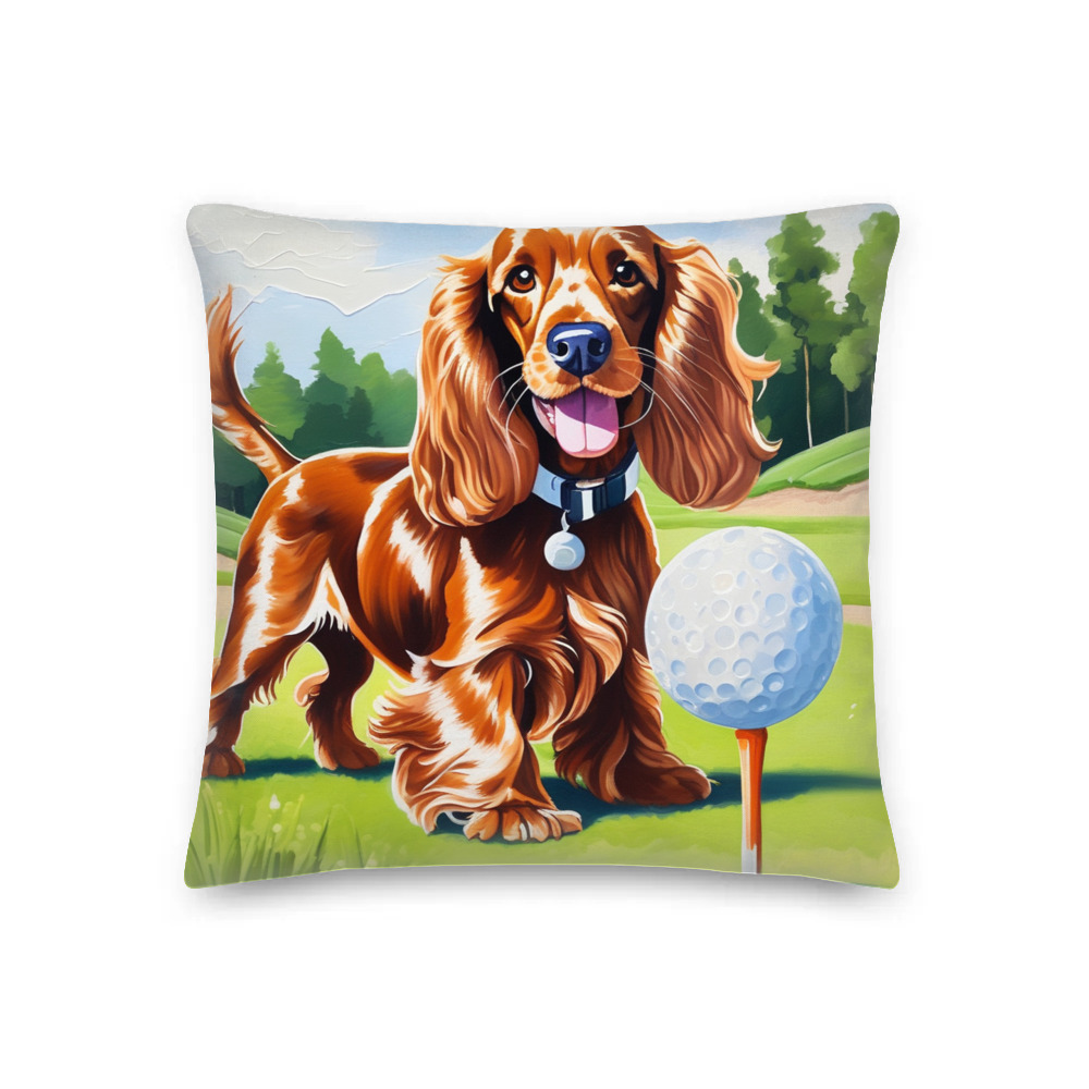 PugMug Custom English Cocker Spaniel Premium Pillow