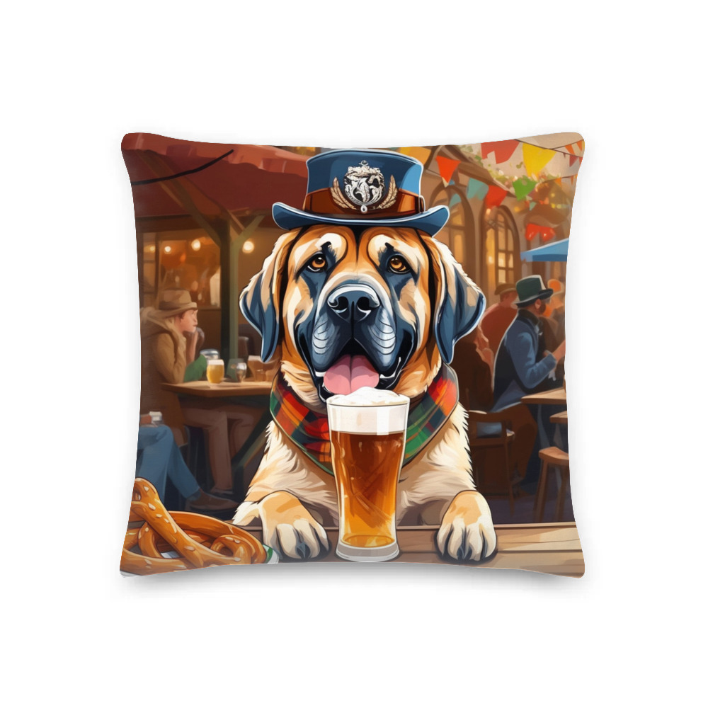 PugMug Custom Mastiff Premium Pillow