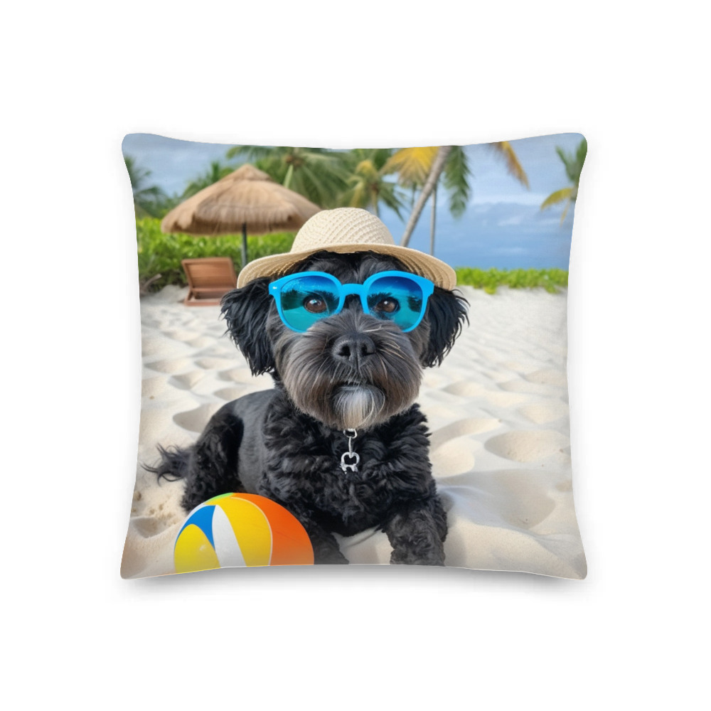 PugMug Custom Lily Premium Pillow