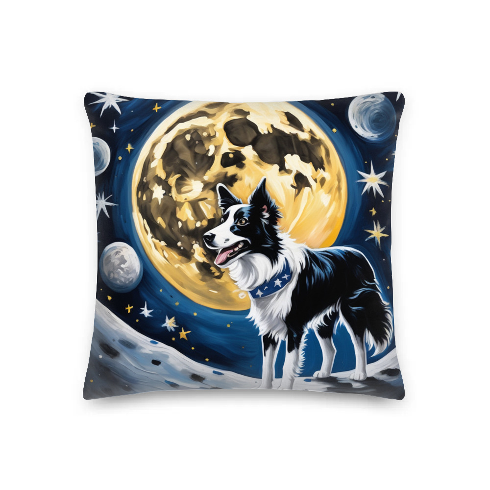PugMug Custom Border Collie Premium Pillow