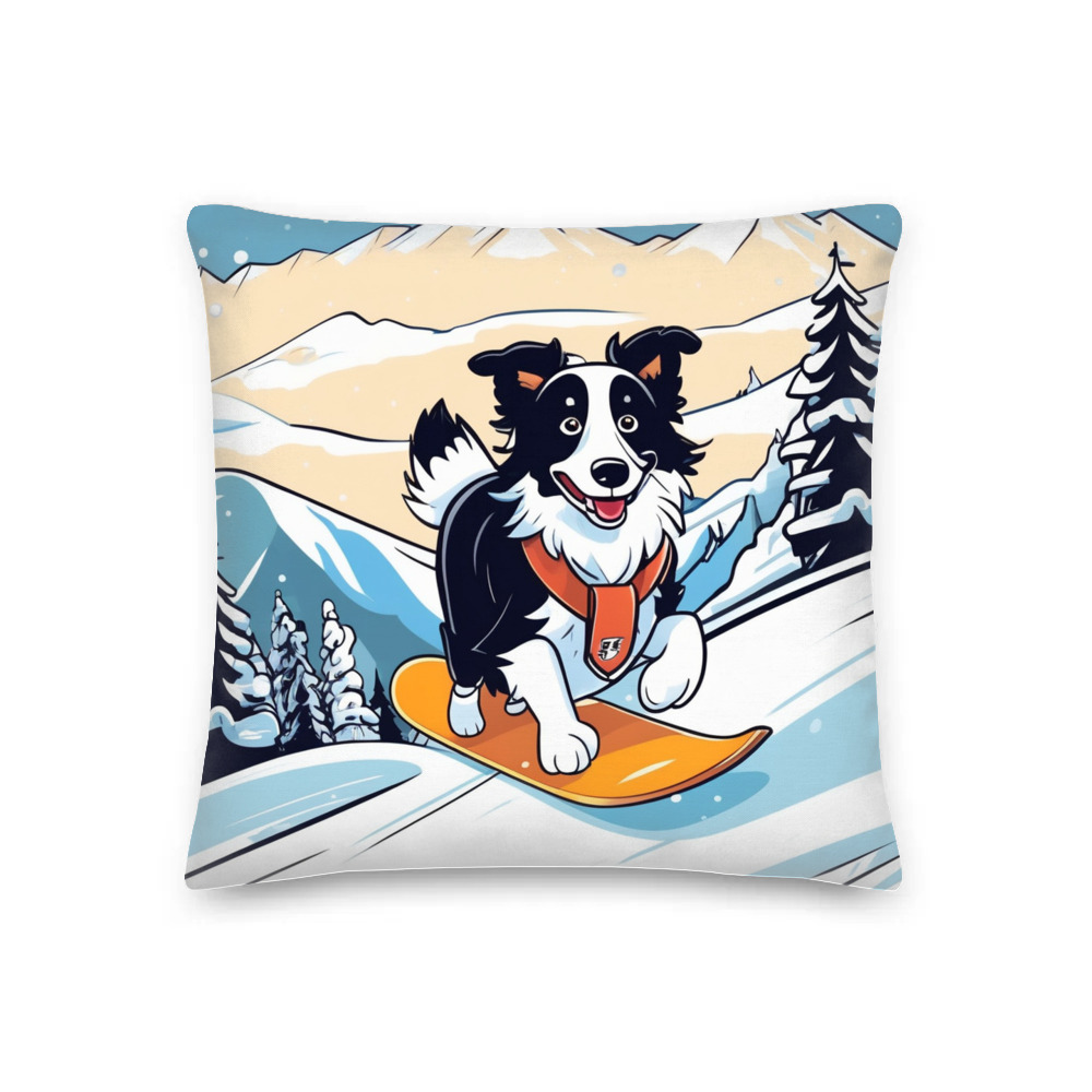 PugMug Custom Border Collie Premium Pillow