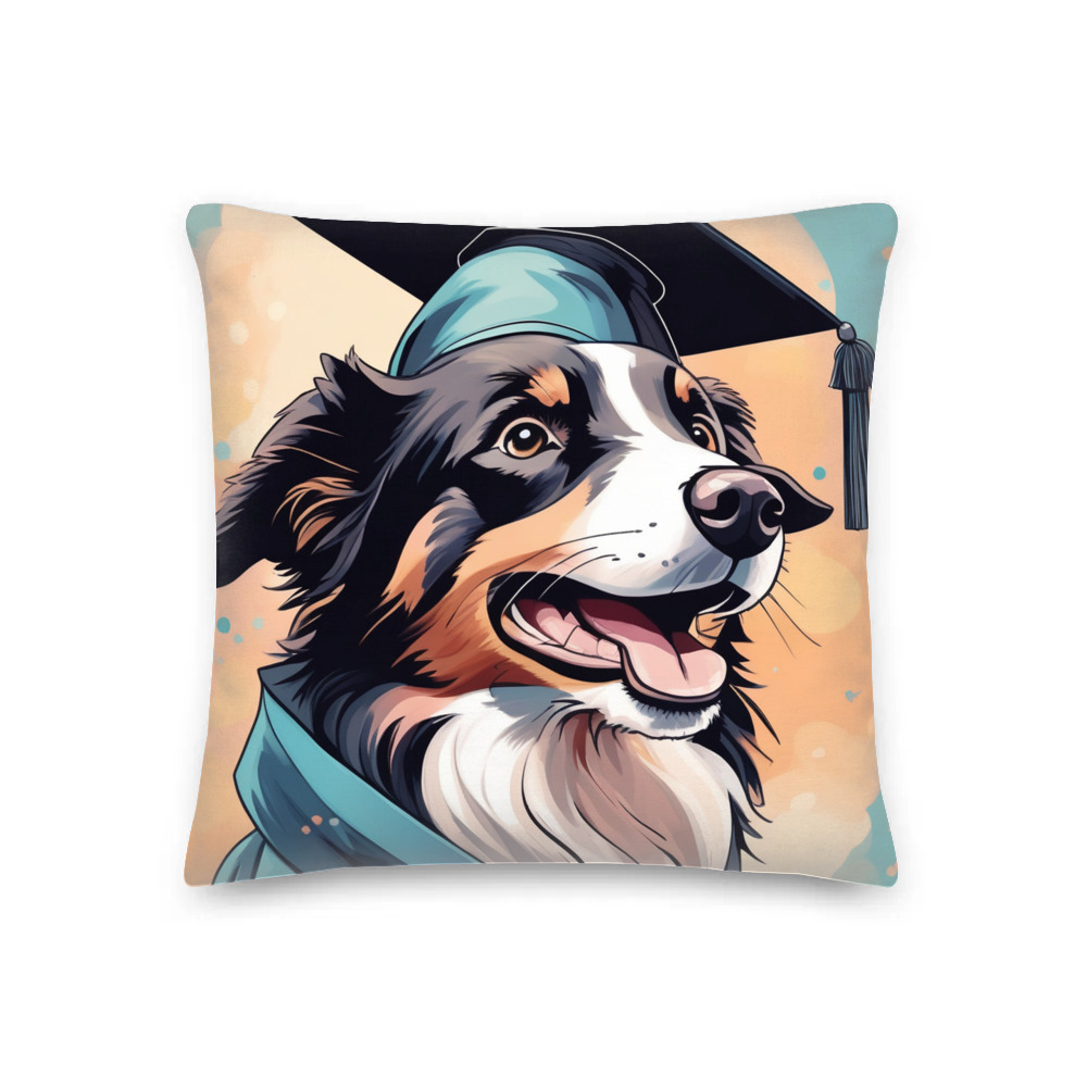 PugMug Custom Border Collie Premium Pillow
