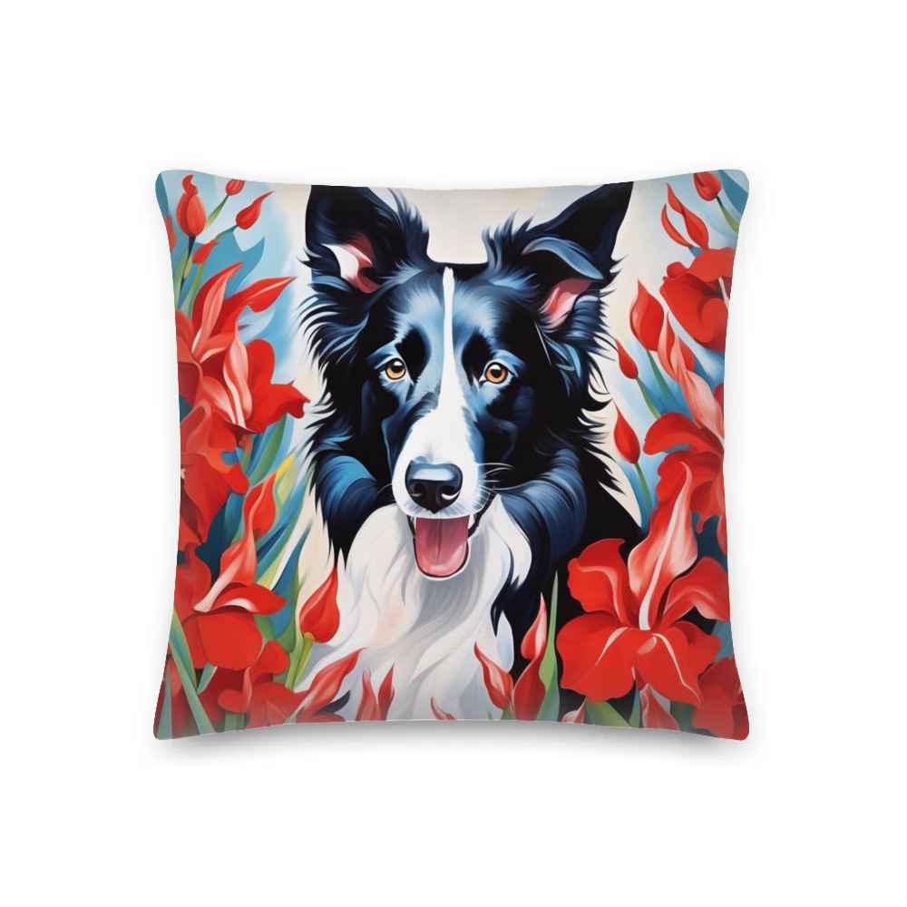 PugMug Custom Border Collie Premium Pillow