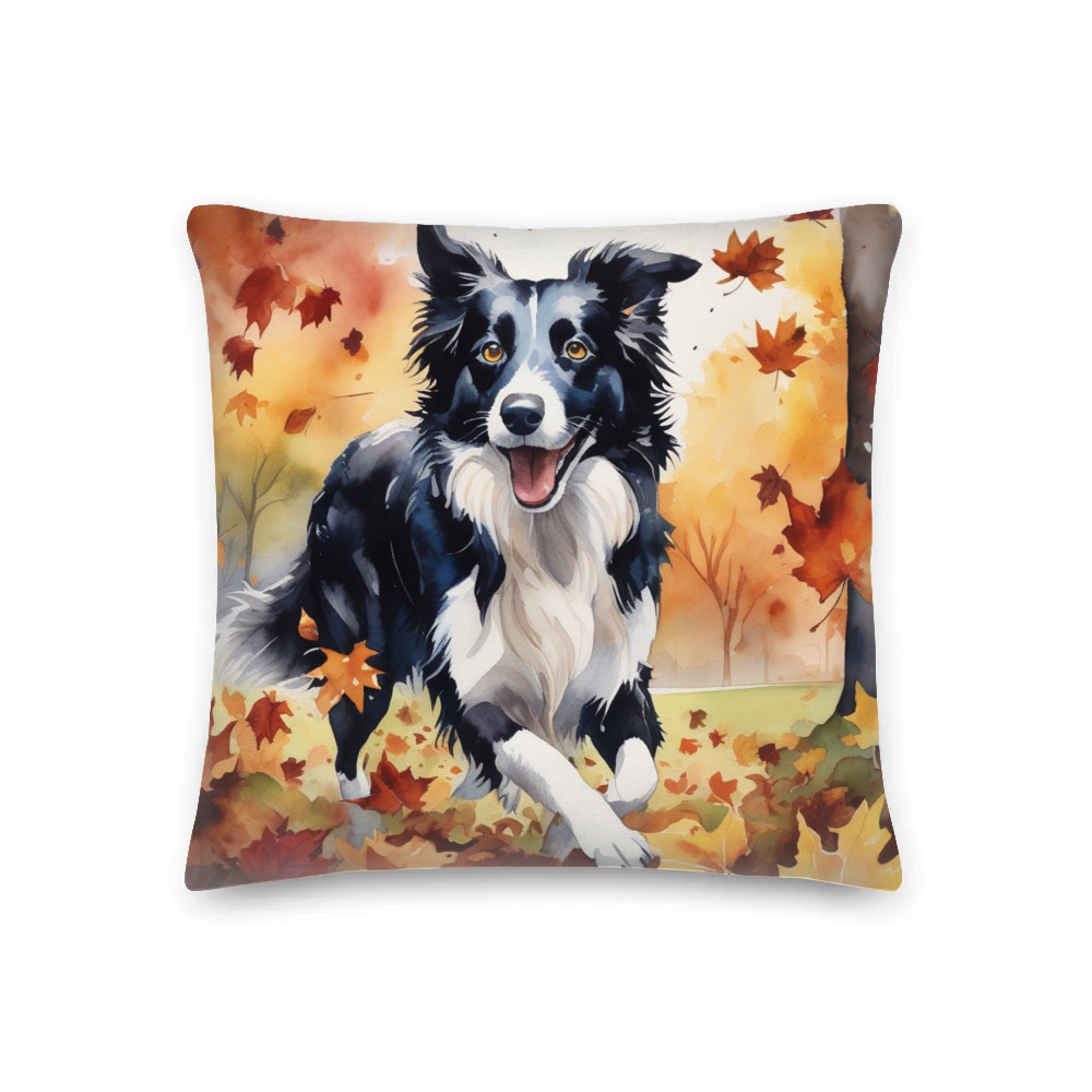 PugMug Custom Border Collie Premium Pillow