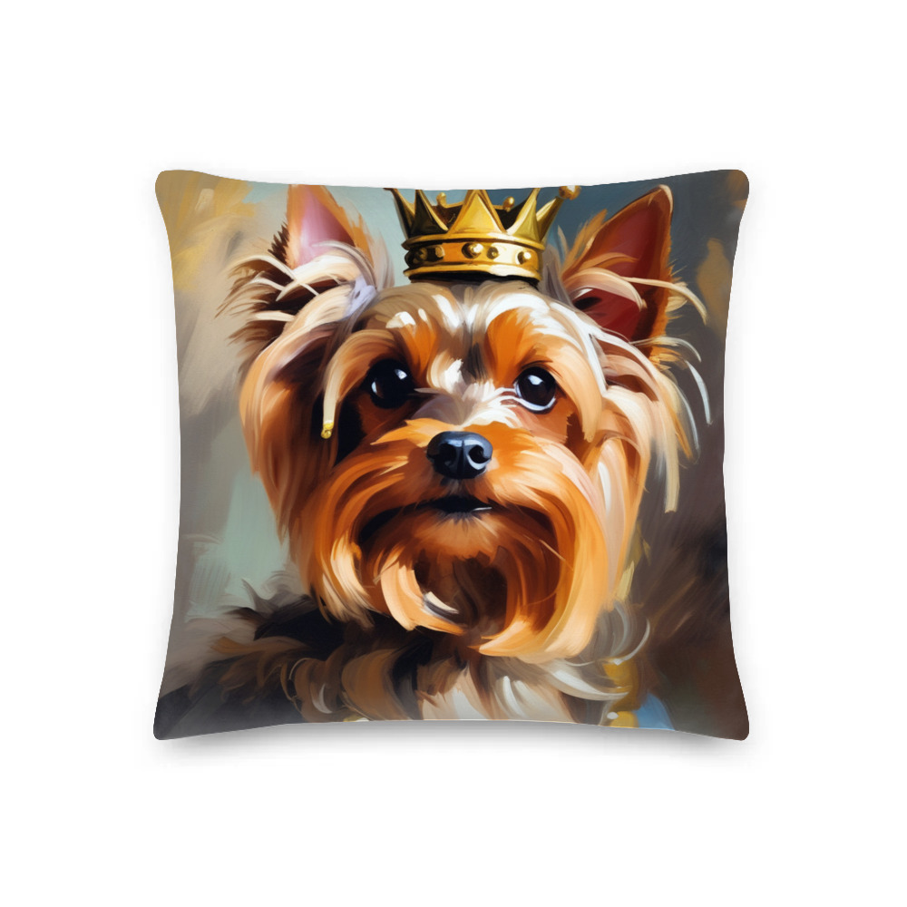 PugMug Custom Yorkshire Terrier Premium Pillow