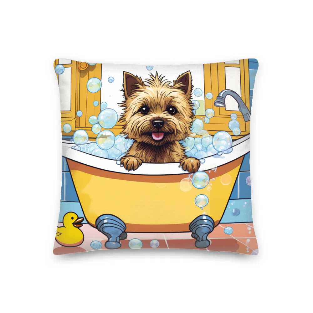 PugMug Custom Cairn Terrier Premium Pillow