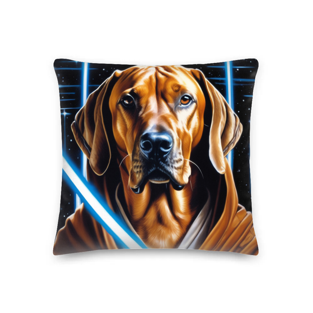 PugMug Custom Rhodesian Ridgeback Premium Pillow