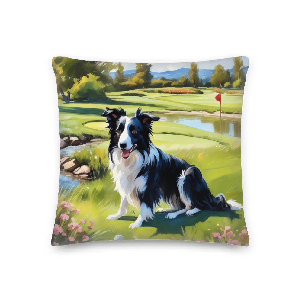 PugMug Custom Border Collie Premium Pillow