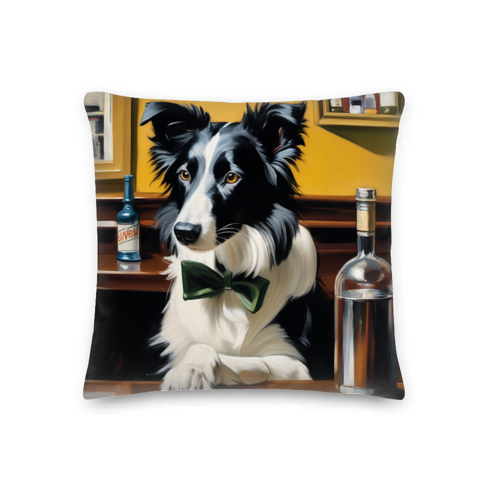 PugMug Custom Border Collie Premium Pillow