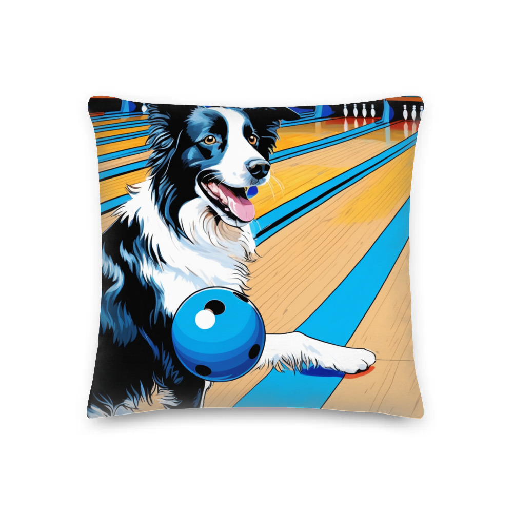 PugMug Custom Border Collie Premium Pillow