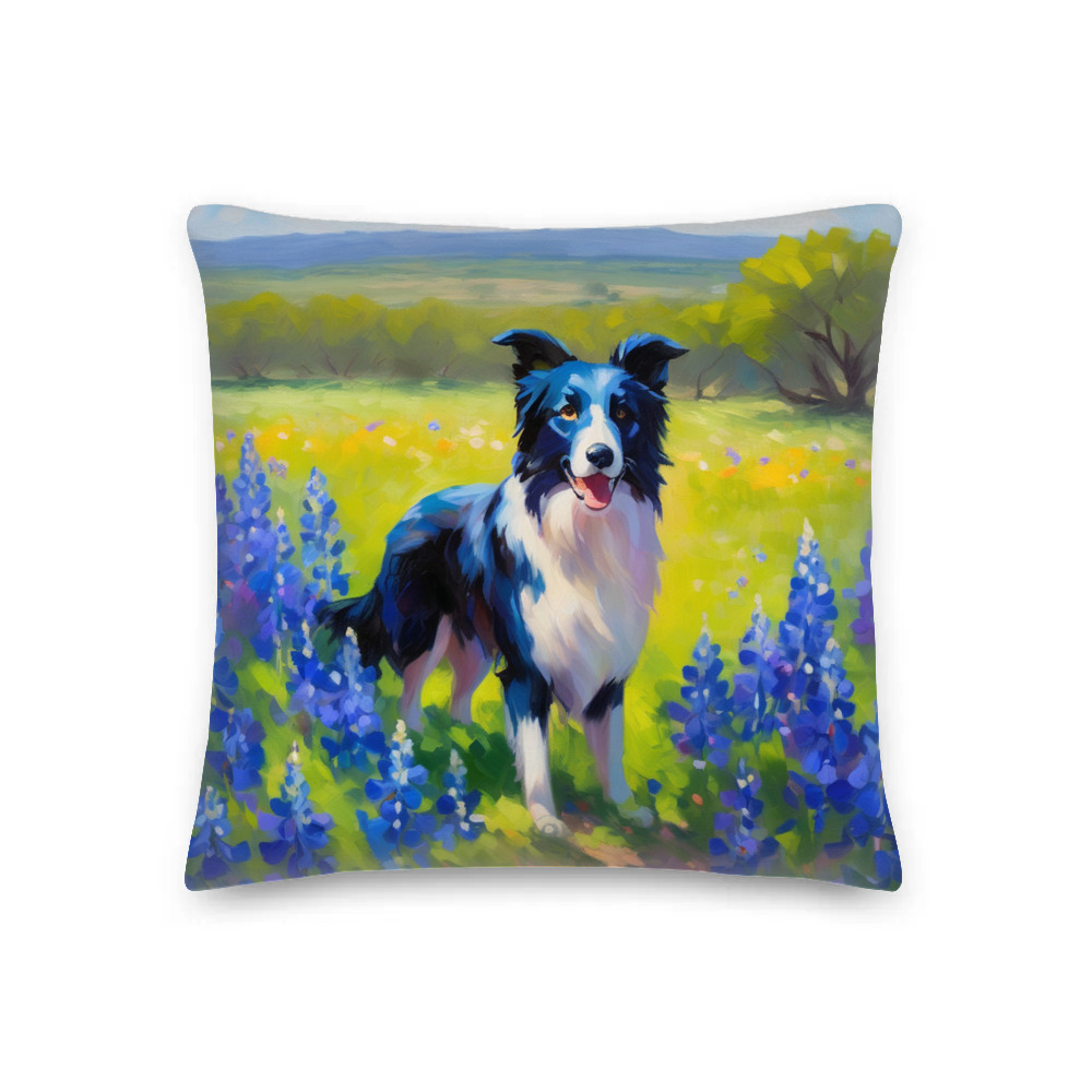 PugMug Custom Border Collie Premium Pillow
