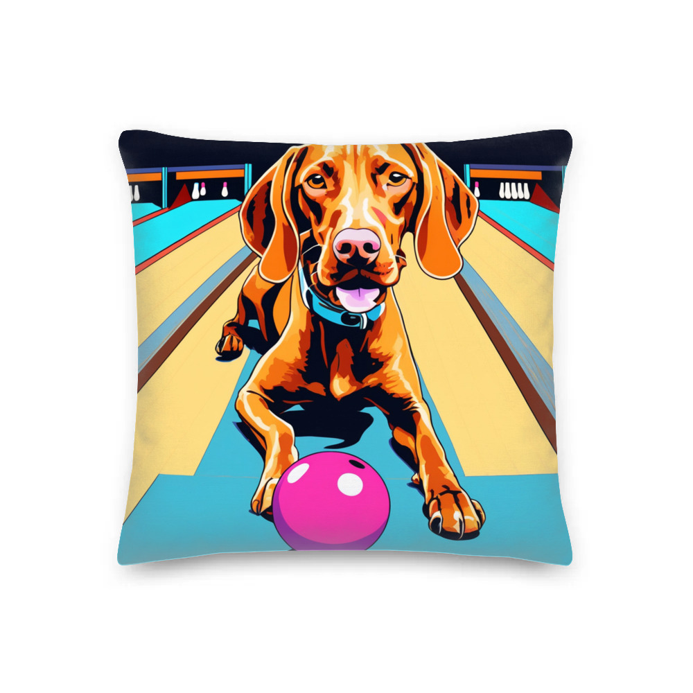 PugMug Custom Vizsla Premium Pillow