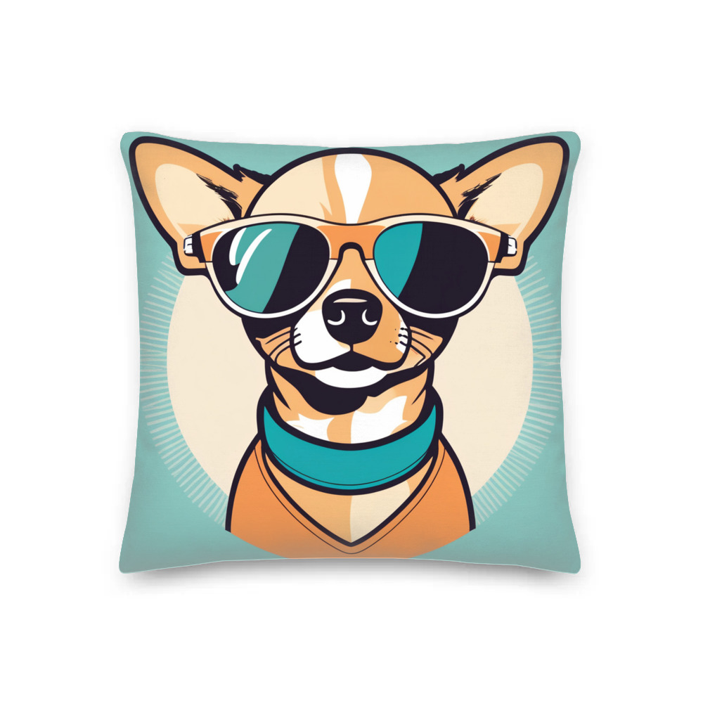PugMug Custom Chihuahua Premium Pillow