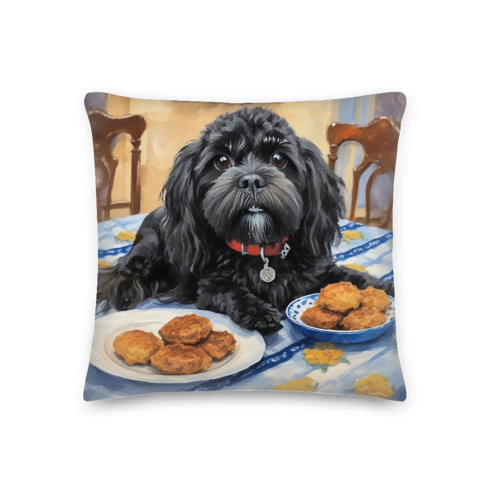 PugMug Custom Lily Premium Pillow