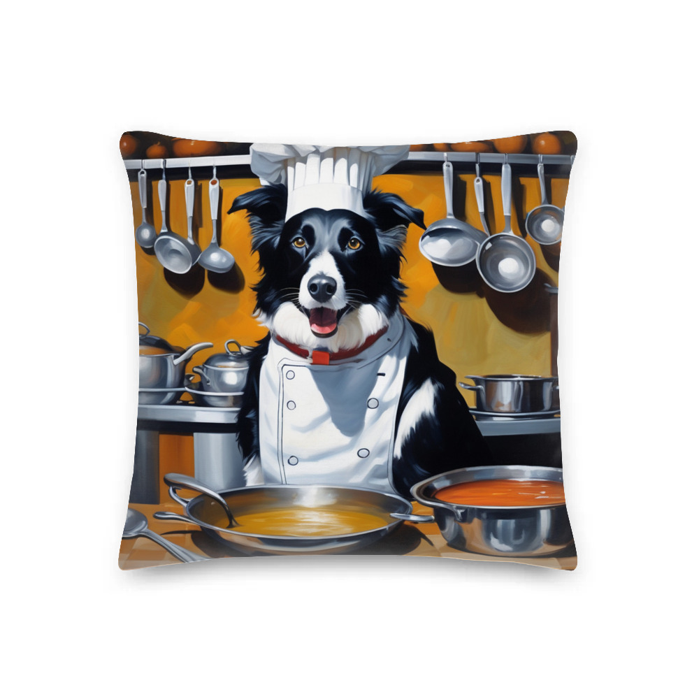 PugMug Custom Border Collie Premium Pillow