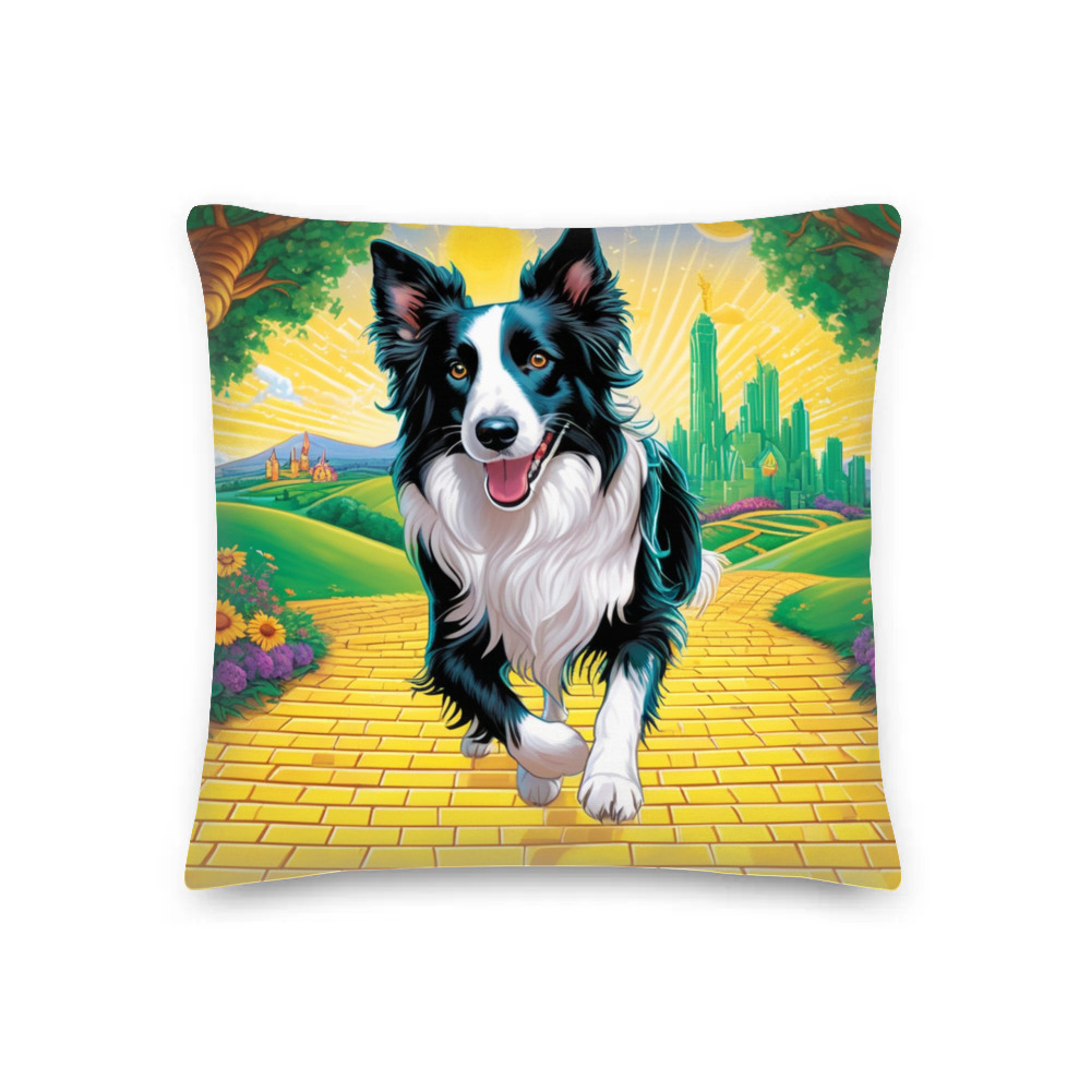 PugMug Custom Border Collie Premium Pillow