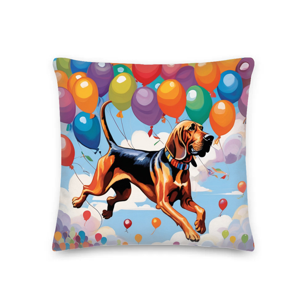 PugMug Custom Bloodhound Premium Pillow