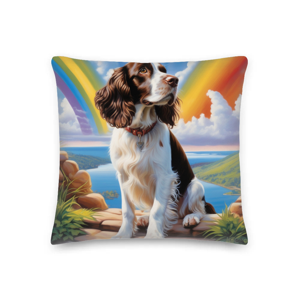 PugMug Custom English Springer Spaniel Premium Pillow