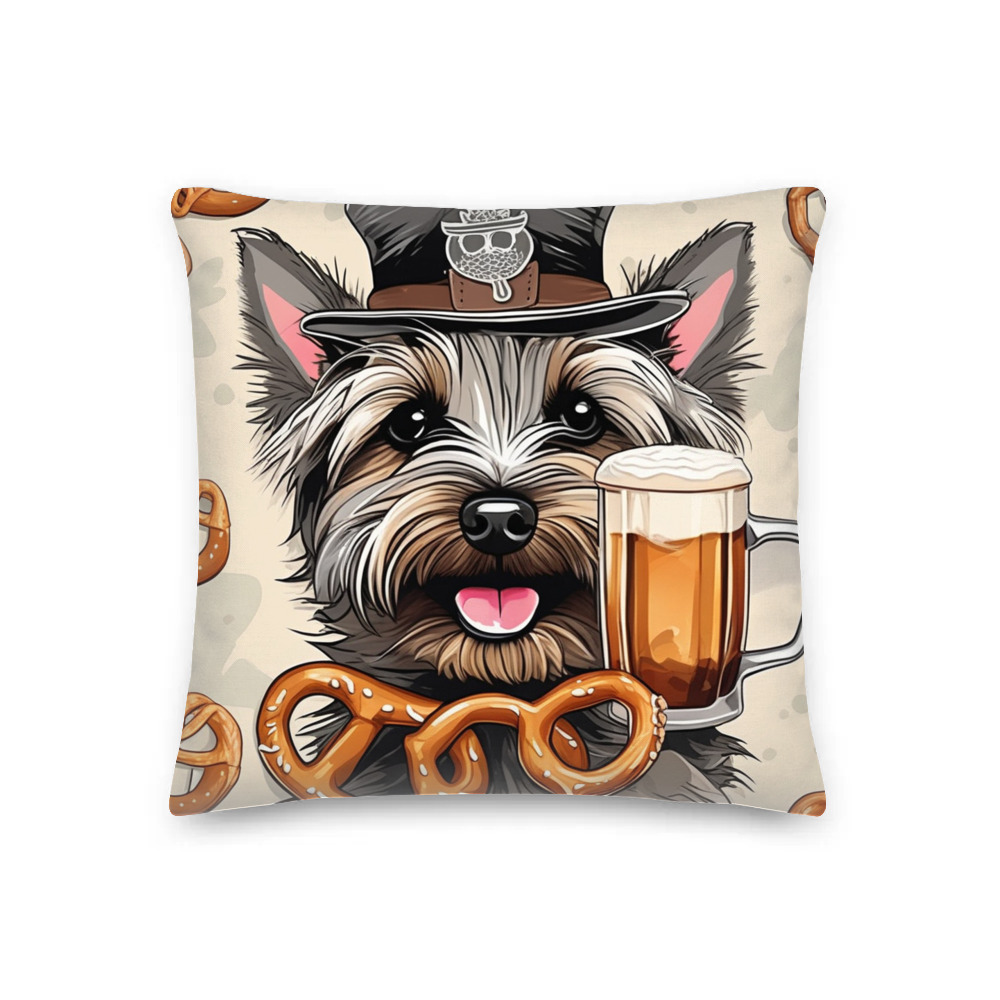 PugMug Custom Cairn Terrier Premium Pillow