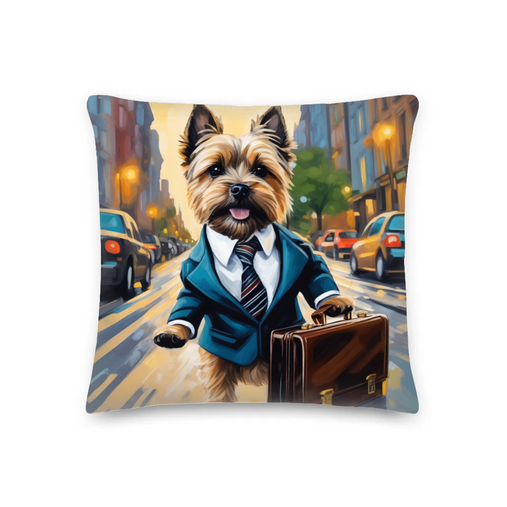 PugMug Custom Cairn Terrier Premium Pillow