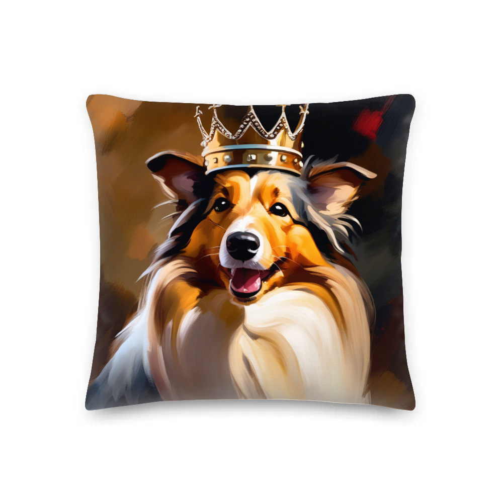 PugMug Custom Shetland Sheepdog Premium Pillow